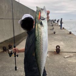 初ショアジギ＆のませ！