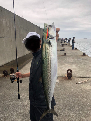 初ショアジギ＆のませ！