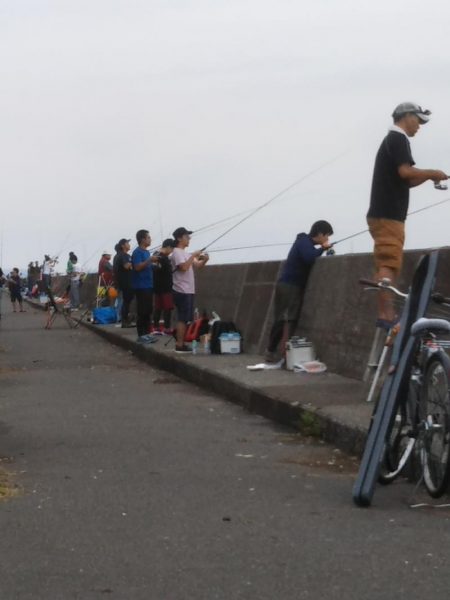 釣り座の確保が難しい……朝マヅメ