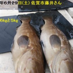 大物釣果速報！●光義丸：平戸市早福港