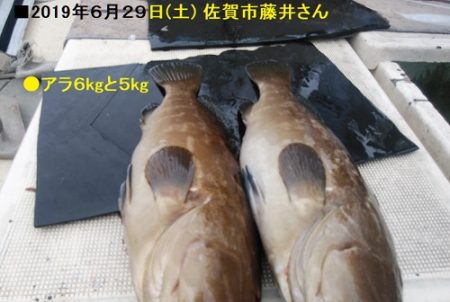 大物釣果速報！●光義丸：平戸市早福港