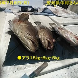 大物釣果速報！●光義丸：平戸市早福港
