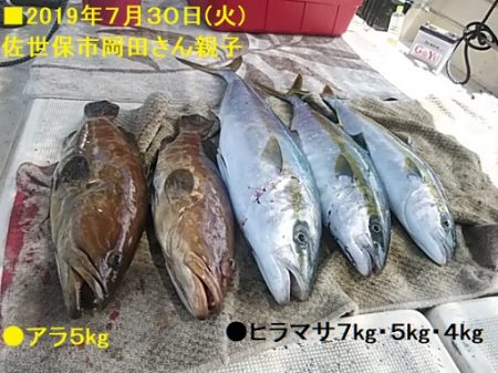 大物釣果速報！●光義丸：平戸市早福港
