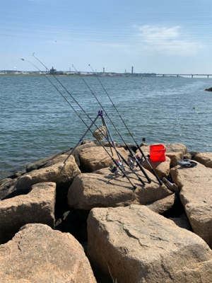 夕方からうなぎ釣り