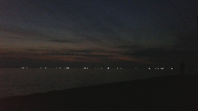 台風が近づく前に