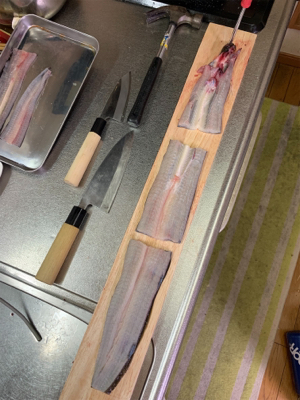 夕方はうなぎ釣り