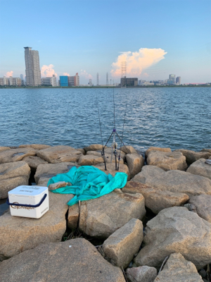 夕方からうなぎぶっ込み釣り