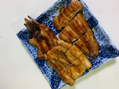 夕方はうなぎ釣り