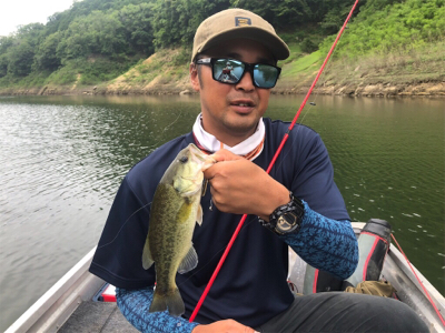 ボートでダウンショット