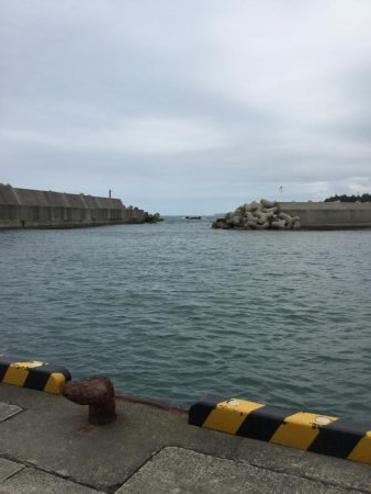 橋津港内チョイ投げ