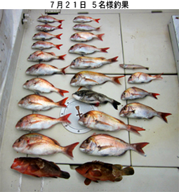 来温丸（らいおんまる） 釣果