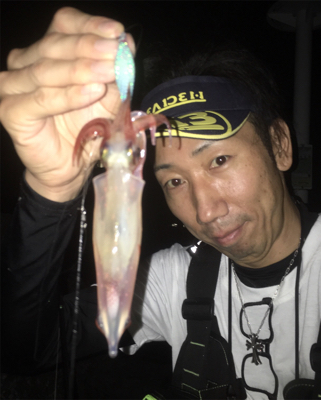 ケンサキイカ少しサイズアップ☆GUNNIN…