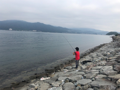 子供とキス釣り