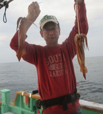 スルメイカ釣り