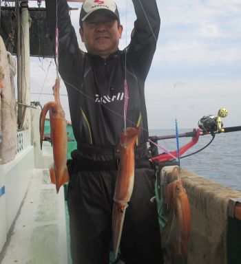 スルメイカ釣り