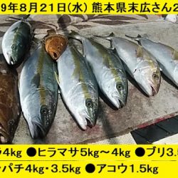 大物釣果速報！●光義丸：平戸市早福港
