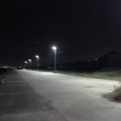 台風後の湾内アジング