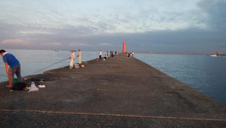 早朝から播磨新島でキス狙い