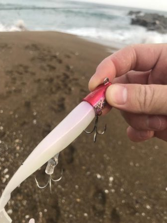 台風後の荒れサーフ