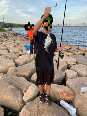 夕方のぶっ込み釣り