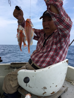 知り合いの方の船に便乗、タイラバ釣行