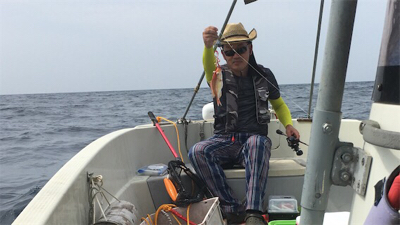 知り合いの方の船に便乗、タイラバ釣行