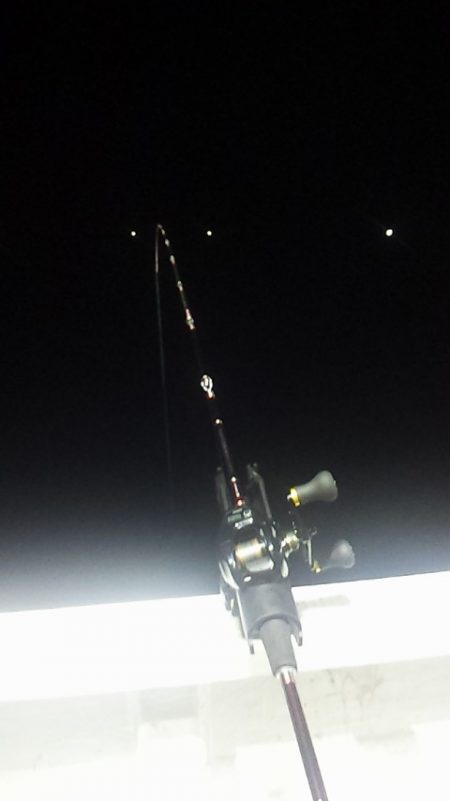 台風直前白イカ釣行