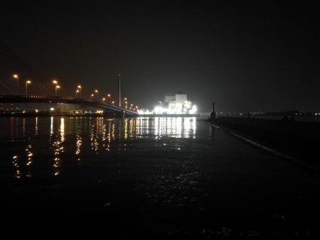 南港ヘチ釣行 （8/17 台風後の南港ヘチ。。真チヌ46cm、キビレチヌ 釣果有り）