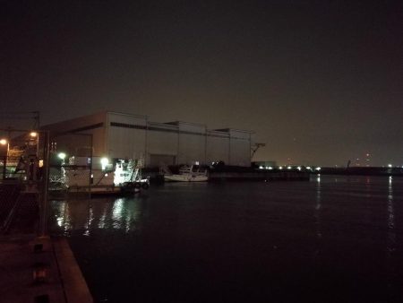 南港ヘチ釣行 (8/31 降ったり止んだりの南港ヘチ キビレチヌ、ガシラ 釣果有り)