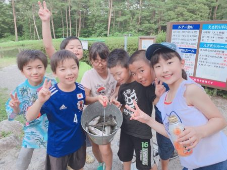 白州トラウトフィッシングエリア　シルフ 釣果