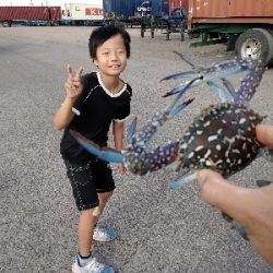 子どもたちとハゼ釣り