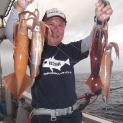スルメイカ釣り