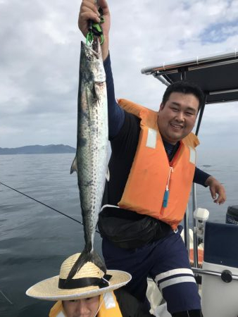 若狭湾で釣り