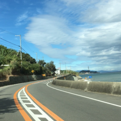 台風一過の淡路島へ