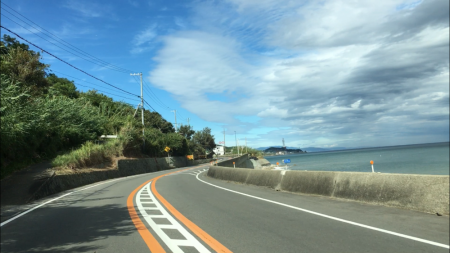 台風一過の淡路島へ