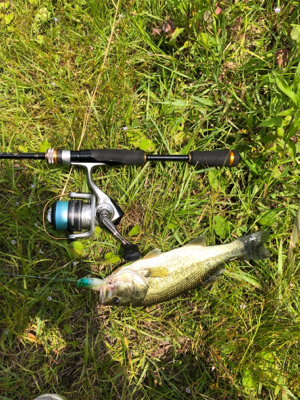 嫁と久しぶりのバス釣り