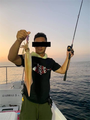 白イカ初挑戦