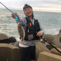 人生初のヒラメ…