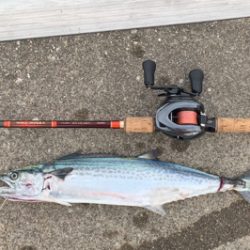 遅ればせキャスト！一投で♫