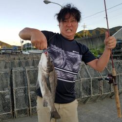 1投目でチヌげっと