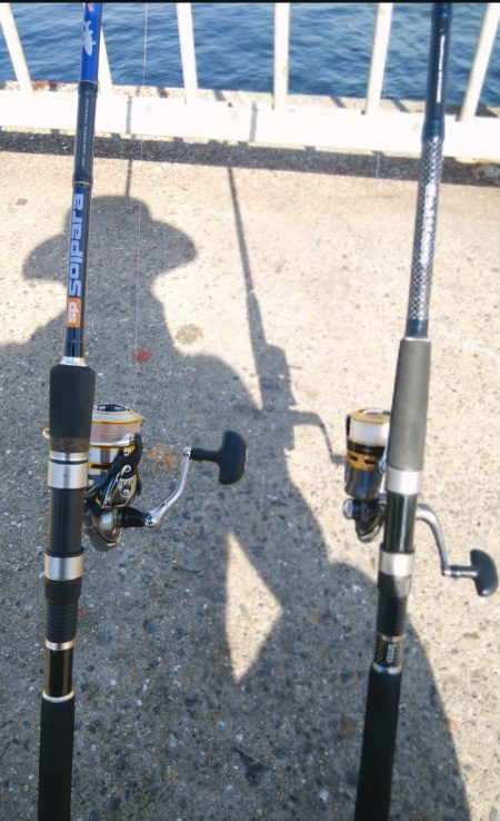 仕事前にタチウオ調査&ショアジギ