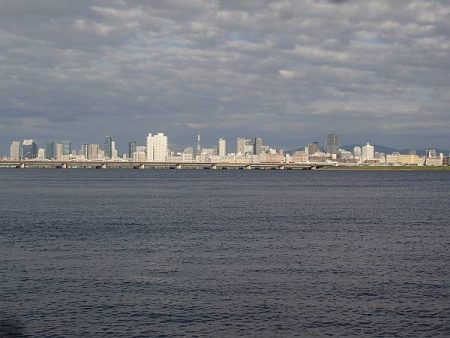 淀川でサヨリ釣り