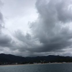 投げ釣りできず