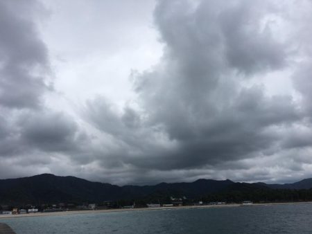 投げ釣りできず