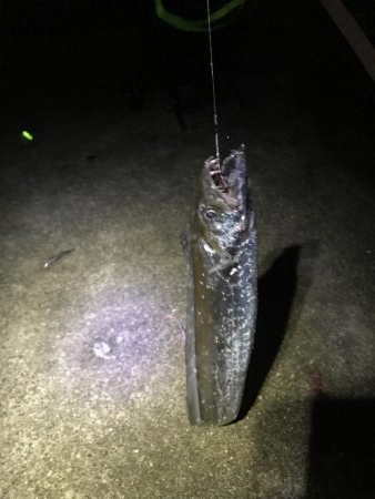 台風前に沖堤防