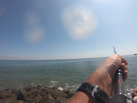 サーフフィッシング カレイ2発!!