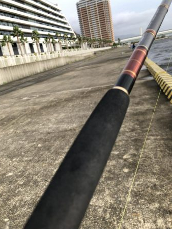 台風の日に釣行