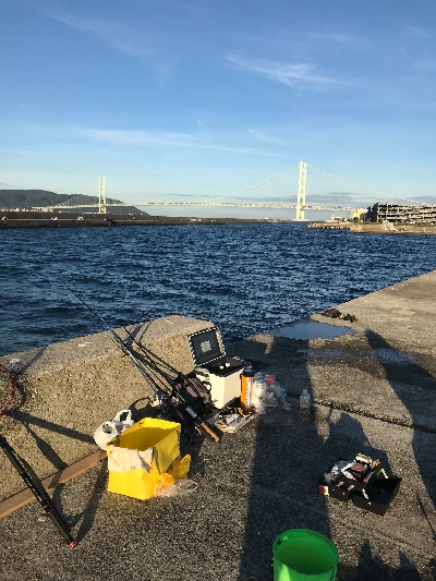 夜釣りの五目釣り