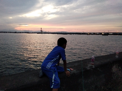 子どもたちとハゼ釣り