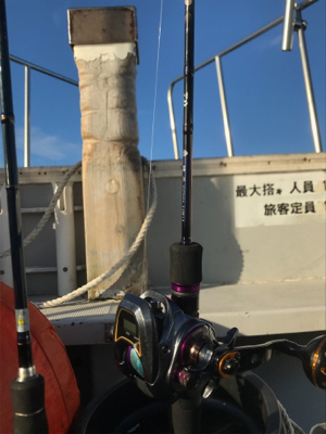 初タチウオジギング